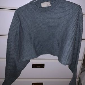 Aritizia cropped long sleeve sweater